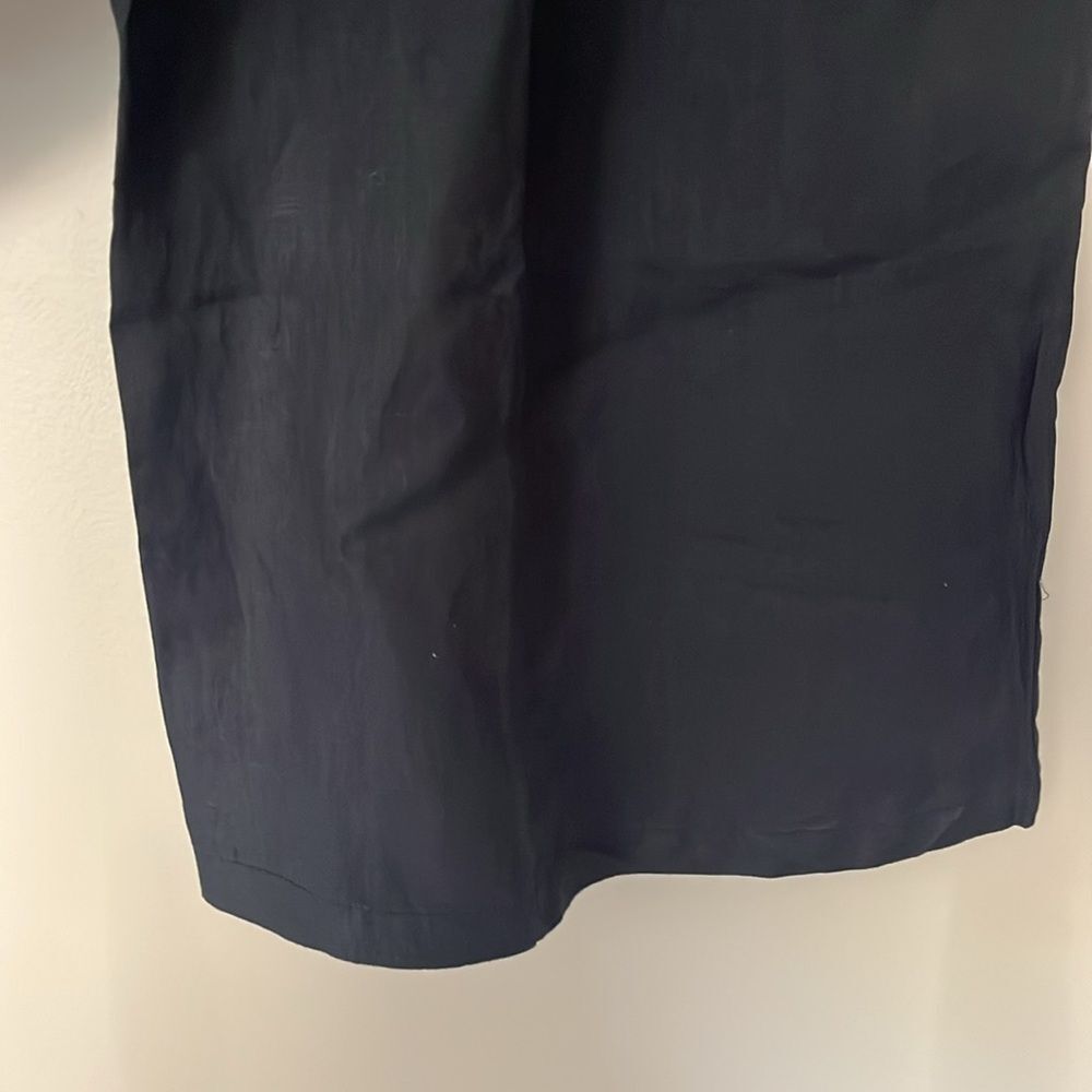 Anthropologie Black Cropped Wide-Leg Culotte Pants Size M - Picture 6 of 13